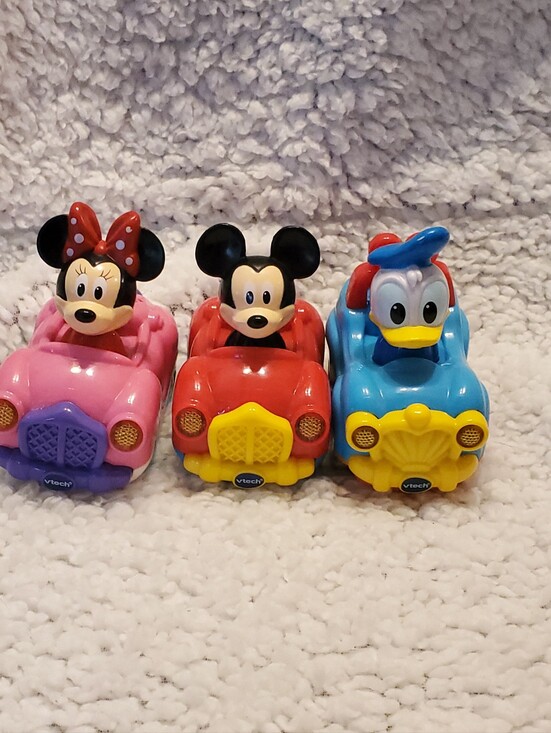 Disney Other - VTech Disney Go! Go! Smart Wheels Cars Mickey, Minnie Donald Light-Up Talking